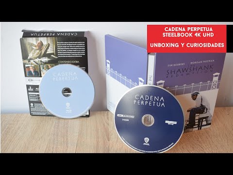 Cadena Perpetua. Unboxing de la edición Steelbook 4K UHD | Gameit ES