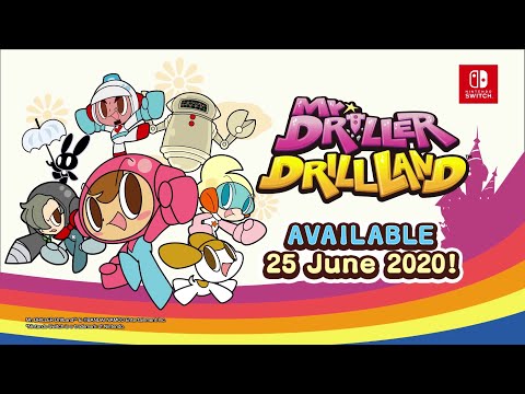 Mr DRILLER DrillLand - Announcement Trailer - Switch/PC