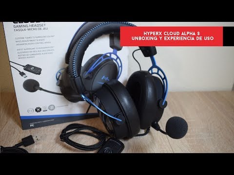 HyperX Cloud Alpha S. Unboxing y experiencia de uso de este headset cableado