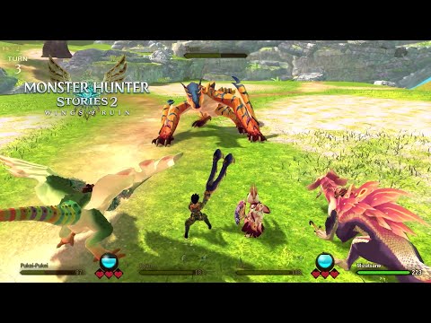 Monster Hunter Stories 2 - Co-Op Gameplay