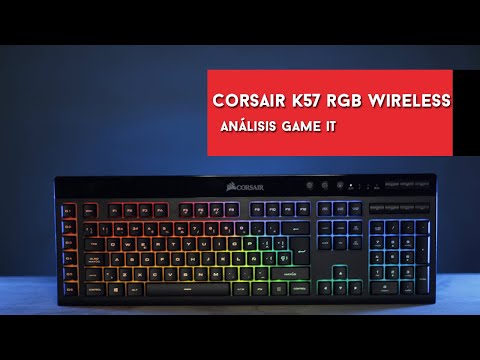 Corsair K57 RGB Wireless, review y unboxing