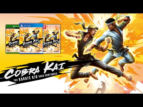 Cobrai Kai: The Karate Kid Saga Continues - Launch Trailer PEGI