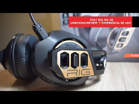 Poly RIG 700 HD. Unboxing y review del headset inalámbrico de Plantronics