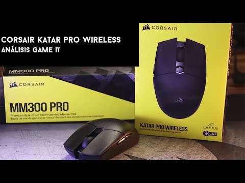 Corsair Katar Pro Wireless y Corsair MM300 Pro, análisis en español