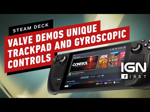 Steam Deck: Valve Demos its Unique Trackpad and Gyroscopic Controls