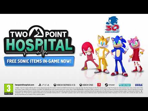 Sonic the Hedgehog Pack - OUT NOW | Two Point Hospital | Sonic&#039;s 30th Birthday (PEGI)