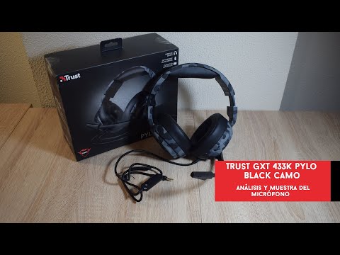 Trust GXT 433K Pylo Black Camo. Análisis y prueba de micrófono del #headset | Gameit ES