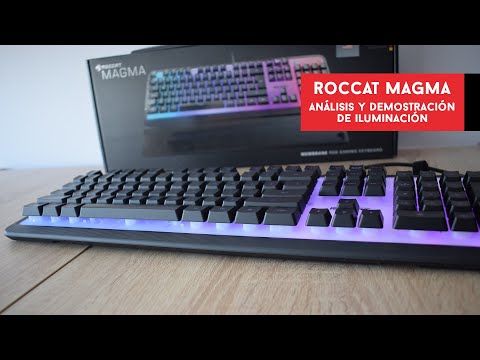 Roccat Magma. Análisis del teclado de #membrana con mejor iluminación | Gameit ES