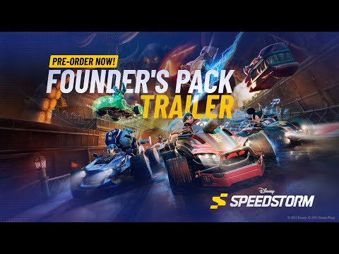 Disney Speedstorm Founder&#039;s Packs Trailer | PEGI