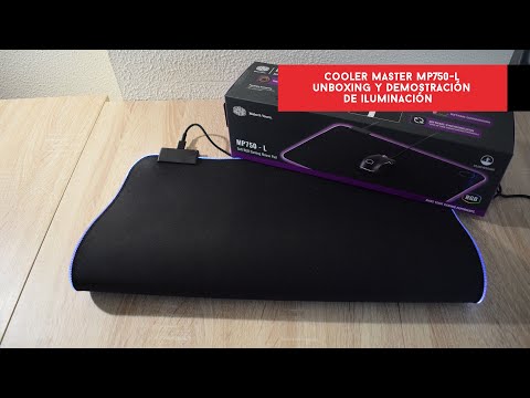 Cooler Master MP750-L. Unboxing y demostración de iluminación