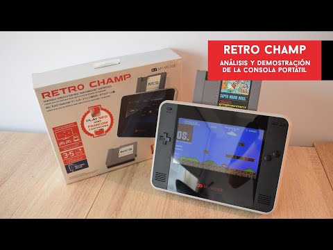 Retro Champ. Análisis y demostración de uso de la #consola portátil para NES/FAMICOM | Gameit ES