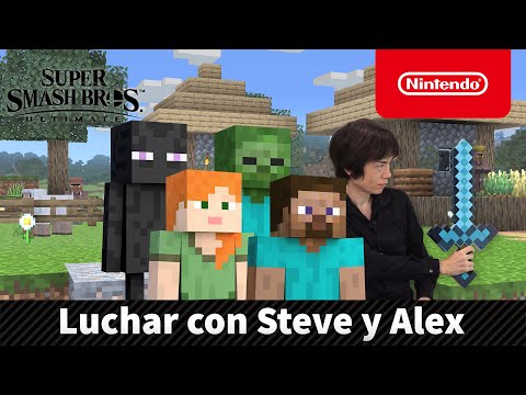 Super Smash Bros. Ultimate – Luchar con Steve y Alex (Nintendo Switch)