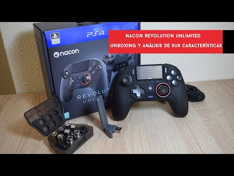 Nacon Revolution Unlimited Pro Controller. Unboxing y análisis del mando de competición