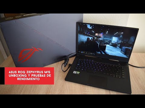 ASUS ROG Zephyrus M15. Unboxing y pruebas de rendimiento del portátil #gaming