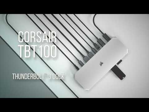 CORSAIR TBT100 Thunderbolt 3 Dock - All Your Devices, Just a Cable Away