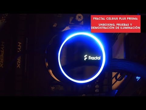 Fractal Celsius Plus S36 Prisma. #Analisis y pruebas de la refrigeración líquida | Gameit ES