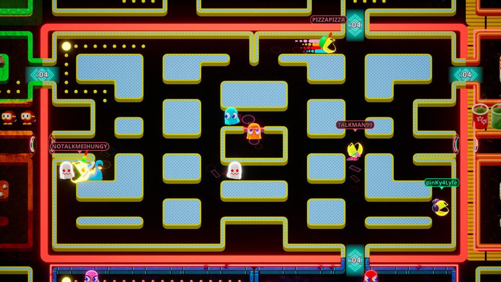 Pac-Man Mega Tunnel Battle - Intrusiones en otros laberintos